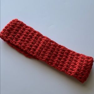 Crochet Headband, Dusty Dark Pink